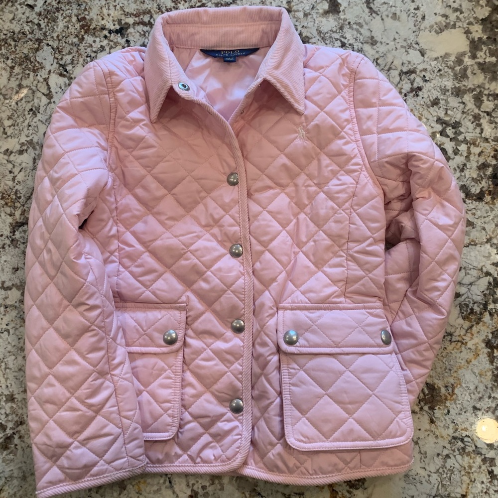 Girls Polo Quilted Jacket